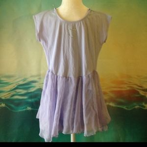Lilac Purple Dance leotard with Tulle Skirt 16
